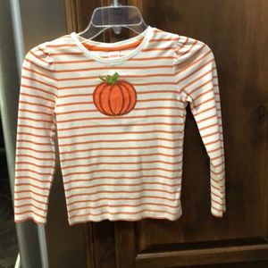 Gymboree size 7 pumpkin top